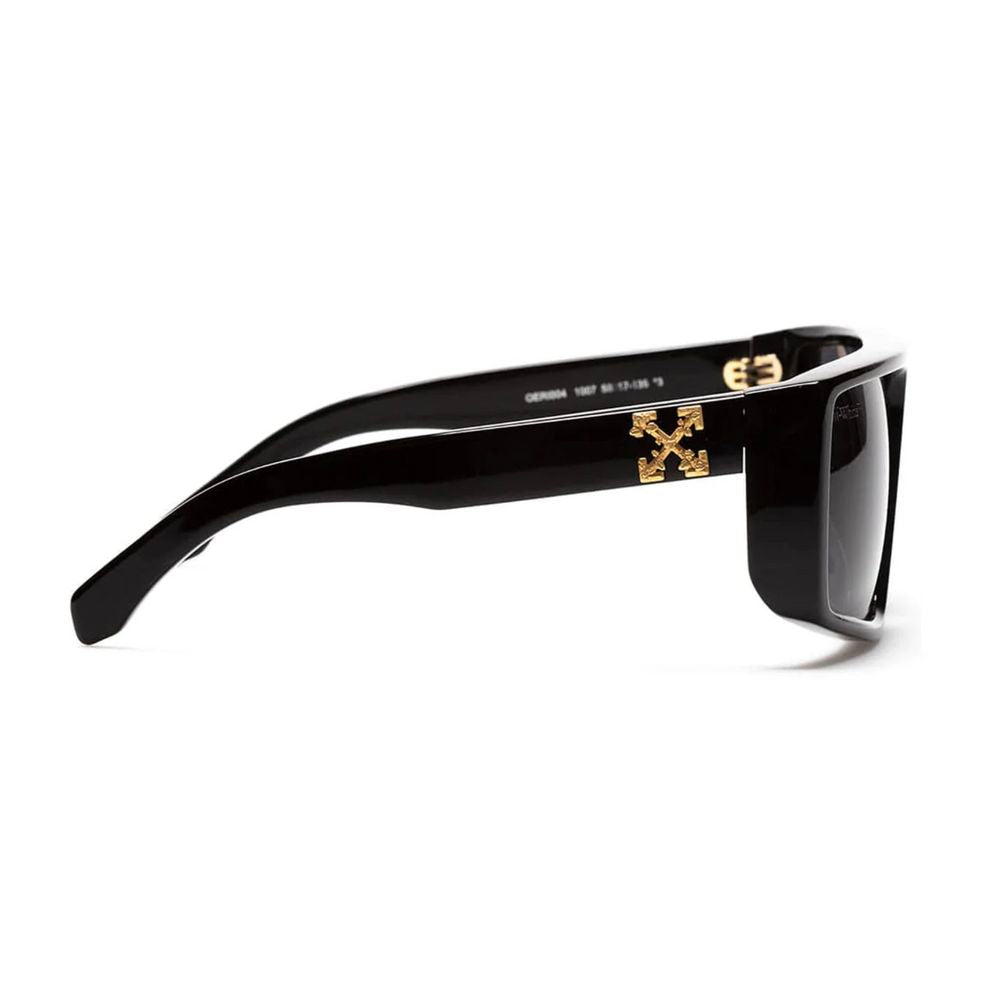 Off-White Elegant Black Iconic Designer Sunglasses