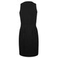 Moschino Couture Sleeveless Maxi Zip Viscose Dress