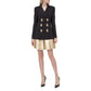 Moschino Couture Elegant Black Double-Breasted Rhinestone Jacket