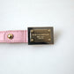 Dolce & Gabbana Chic Pink Leather Belt with Engraved Buckle