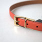 Dolce & Gabbana Chic Orange Leather Belt with Metal Buckle