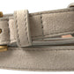 Dolce & Gabbana Elegant Beige Leather Belt with Metal Buckle