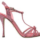 Dolce & Gabbana Elegant Pink Ankle Strap Sandals