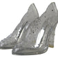 Dolce & Gabbana Crystal Embellished Transparent Pumps