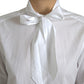 Dolce & Gabbana Elegant White Cotton Long Sleeve Shirt