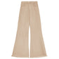 Hinnominate Beige Flared Jeans with Raw Cut Hem