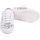 Dolce & Gabbana Chic White Calfskin Leather Sneakers