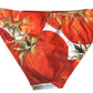 Dolce & Gabbana Chic Pumpkin Print Bikini Bottoms