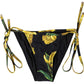 Dolce & Gabbana Elegant Floral Print Bikini Set