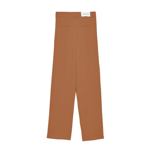 Hinnominate Elegant Crepe Straight Trousers