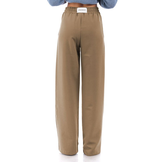 Hinnominate Chic Palazzo Trousers with Drawstring Detail