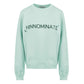 Hinnominate Chic Green Logo Crewneck Sweatshirt