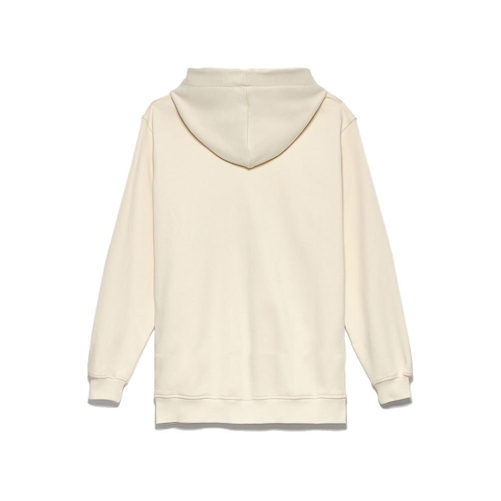 Hinnominate Elegant All-Zip Hooded Sweatshirt in White