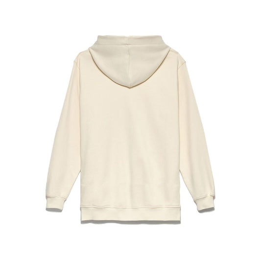 Hinnominate Elegant All-Zip Hooded Sweatshirt in White