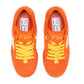 Dolce & Gabbana Orange Suede Sneakers with Yellow Accents