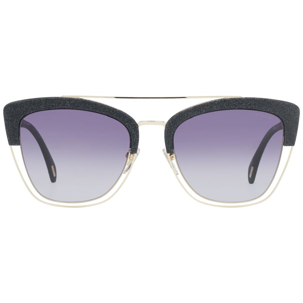 Police Gold Women Sunglasses