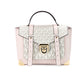 Michael Kors Manhattan Medium Powder Blush Multi PVC Top Handle Satchel Bag