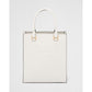 Prada Elegant White Saffiano Leather Handbag