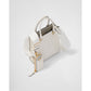 Prada Elegant White Saffiano Leather Handbag