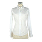 Made in Italy Elegant White Slim Fit Long Sleeve Blouse