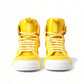 Dolce & Gabbana Chic High-Top Color-Block Sneakers