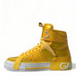 Dolce & Gabbana Chic High-Top Color-Block Sneakers