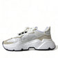 Dolce & Gabbana Daymaster Chic White Nylon Sneakers