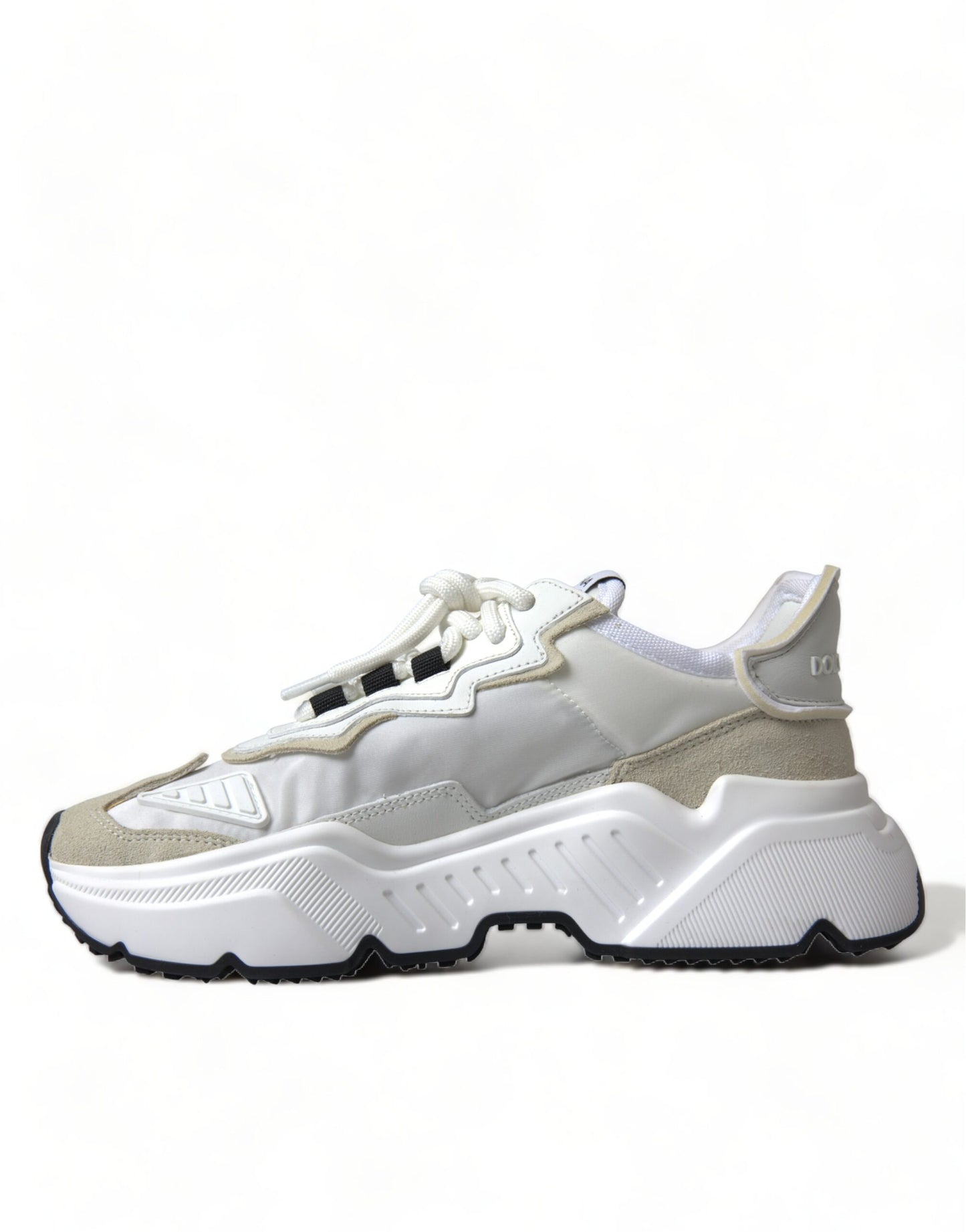 Dolce & Gabbana Daymaster Chic White Nylon Sneakers