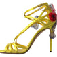 Dolce & Gabbana Enchanting Yellow Ankle Strap Sandals