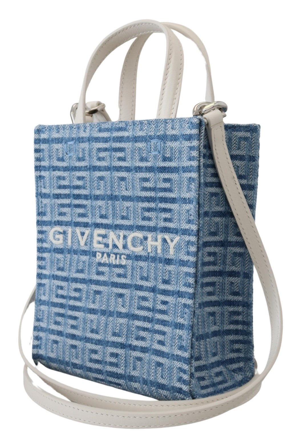 Givenchy Chic Light Blue Cotton Mini Bag