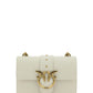 PINKO Elegant White Mini Calfskin Shoulder Bag