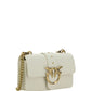 PINKO Elegant White Mini Calfskin Shoulder Bag