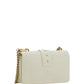 PINKO Elegant White Mini Calfskin Shoulder Bag