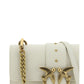 PINKO Elegant White Mini Calfskin Shoulder Bag