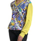 Dolce & Gabbana Multicolor Majolica Cashmere Blend Sweater