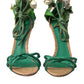 Dolce & Gabbana Emerald Elegance Satin Heels