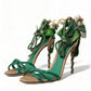 Dolce & Gabbana Emerald Elegance Satin Heels