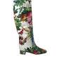 Dolce & Gabbana Floral Brocade Knee High Boots