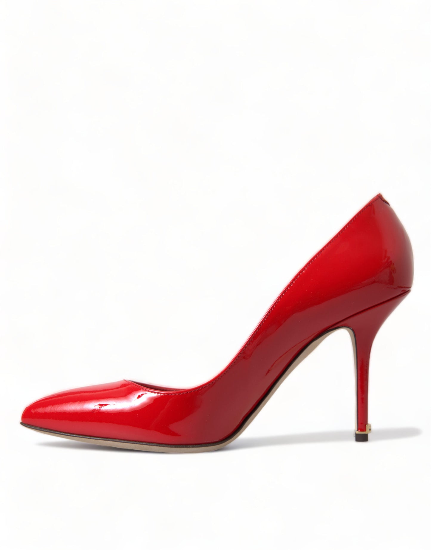 Dolce & Gabbana Elegant Red Patent Leather Heels