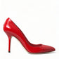 Dolce & Gabbana Elegant Red Patent Leather Heels