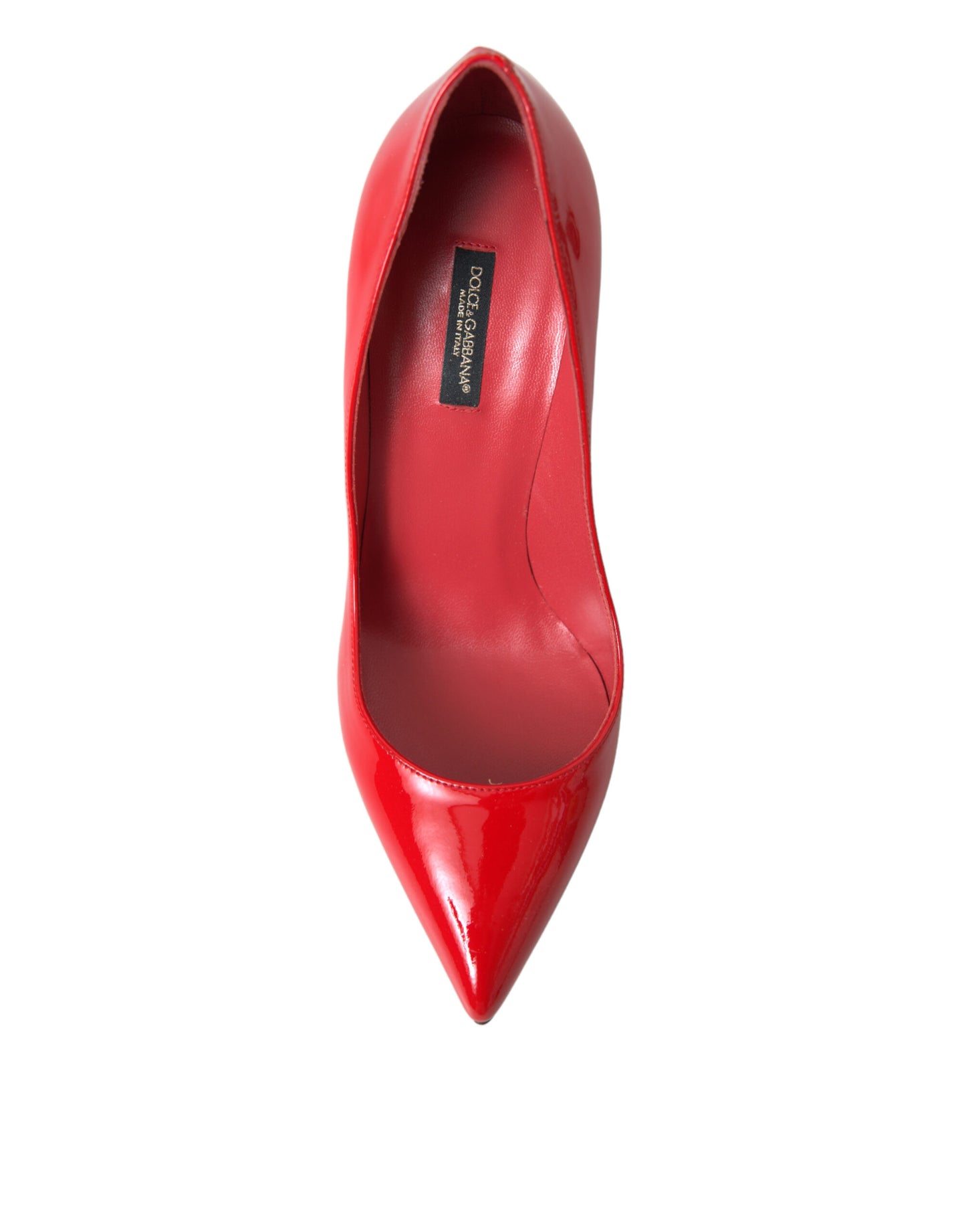 Dolce & Gabbana Elegant Red Patent Leather Heels