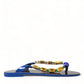 Dolce & Gabbana Elegant Blue Leather Flat Sandals