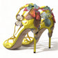 Dolce & Gabbana Chic Satin Floral Heeled Sandals