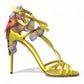 Dolce & Gabbana Chic Satin Floral Heeled Sandals