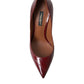 Dolce & Gabbana Elegant Bordeaux Eel Skin Pumps