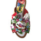 Dolce & Gabbana Exquisite Floral Print Flat Sandals