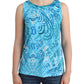 John Galliano Elegant Sleeveless Silk-Detailed Top