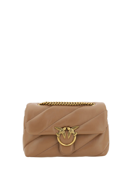 PINKO Elegant Quilted Calf Leather Shoulder Bag