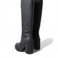 Dolce & Gabbana Elegant Black Leather Hi-Trekking Boots