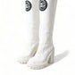 Dolce & Gabbana Elegant White High-Top Trekking Boots